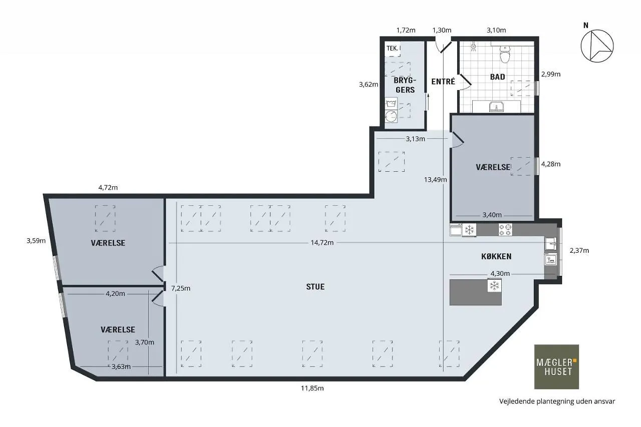 Aday - Penthouse 3 Bedroom - Heart Of Άλμποργκ Δανία